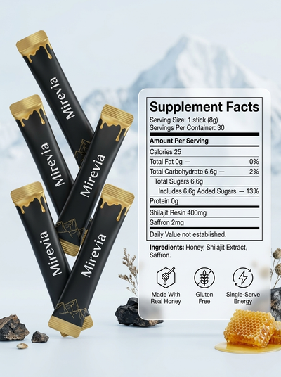 Pure Himalayan Shilajit Honey Sticks